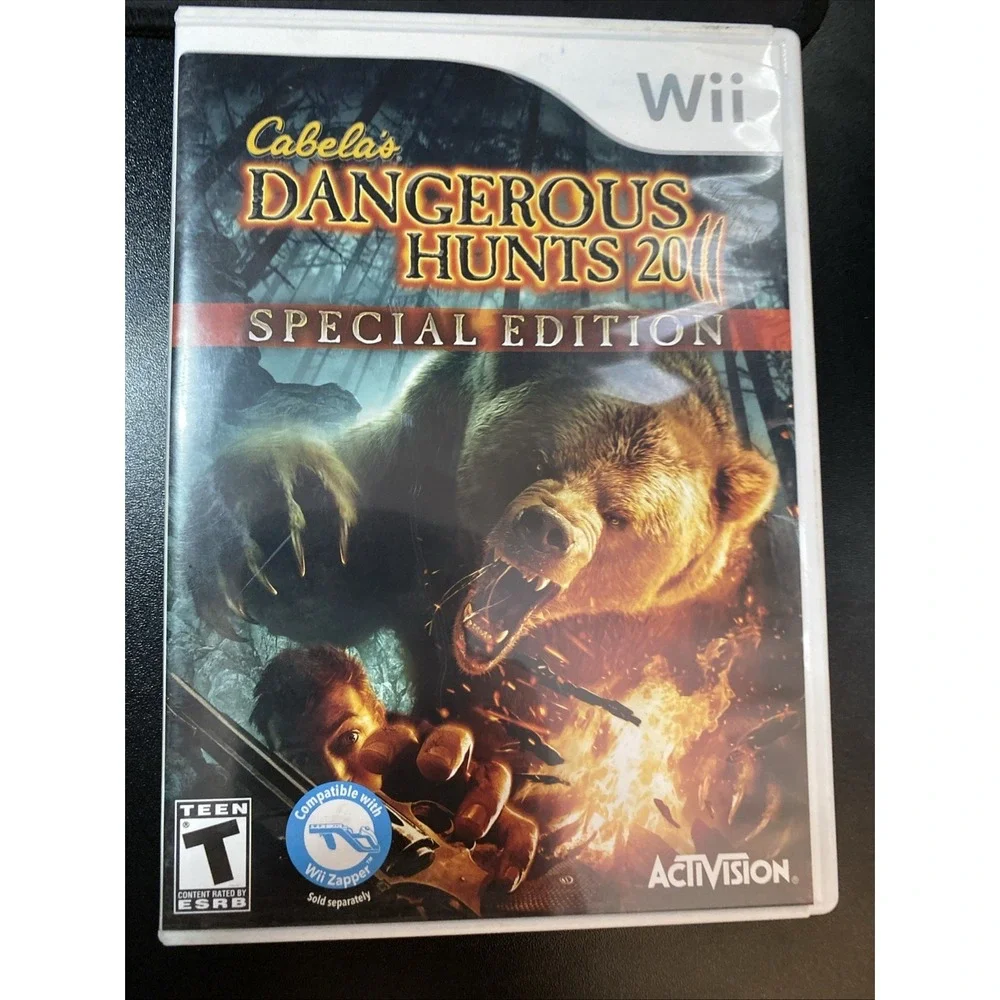 Cabela's Dangerous Hunts 2011 for Nintendo Wii - Cib 3d Glasses